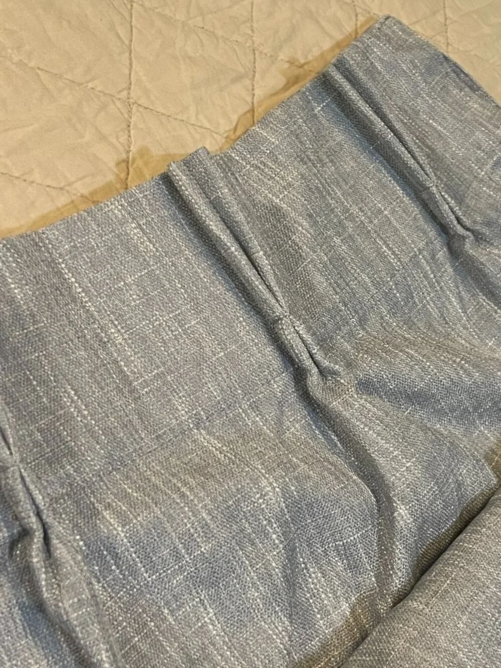 NEW 1 Blue Curtain Panel 41X95